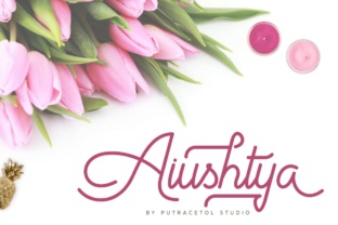 Aiushtya: The Modern Script Typeface for Marketers