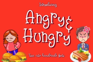 Angry Hungry: A Playful Font for Bold Campaigns