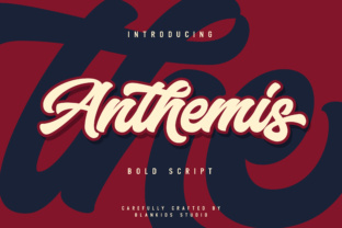 Anthemis: The Bold Script Font for Branding