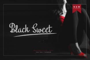 Black Sweet: A Handwritten Font for Small Business Branding