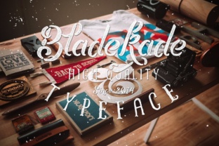 Bladekade: A Hand-Drawn Script Font for Editorial Design