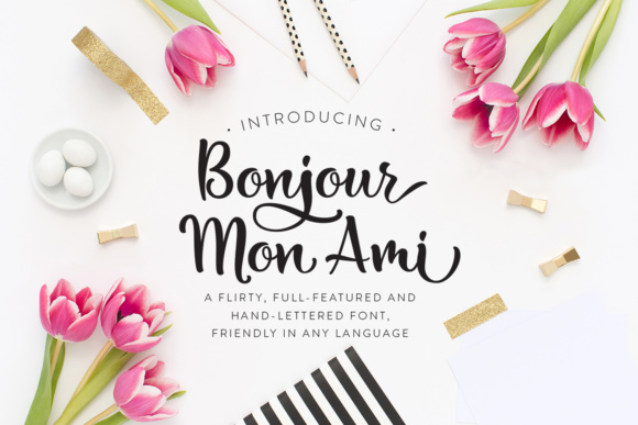 Bonjour Mon Ami: A Sweet Font for Your Brand