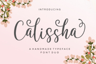 Calissha Duo: A Handmade Script Font for Editorial Design