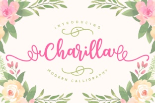 Charilla: A Modern Script Font for Web Design