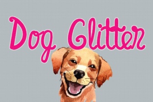 Dog Glitter: A Playful Script Font for Editorial Design
