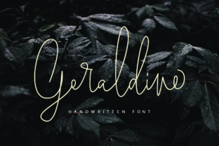 Geraldine: A Professional Handwritten Font for Web Design