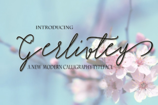 Gerlivtey: A Modern Calligraphy Font for Your Brand