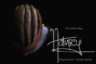 Hamsey: A Handmade Signature Typeface for Modern Brands