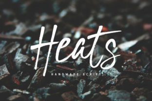 Heats Font: A Hand-Brushed Script for Makers