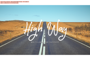 High Way: A Fresh Handmade Font for Modern Web Design