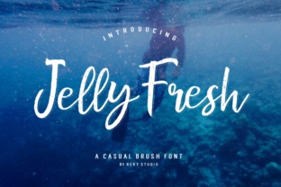 Jelly Fresh: A Cool Textured Font for Brand Identity