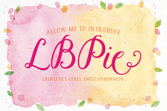 LBPie: A Sweet Script Font for Modern Web Design