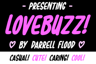 Lovebuzz: A Hand-Drawn Font for Web Design