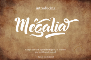 Megalia: A Premium Script Font for Brand Identity