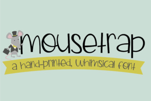 Mousetrap Font: A Whimsical Handwritten Typeface for Branding