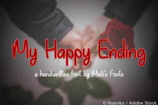 My Happy Ending: A Charming Script Typeface for Editors