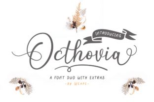 Octhovia Duo: A Modern Calligraphy Typeface for Makers