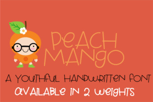 Peach Mango: A Whimsical Script Font for Web Design