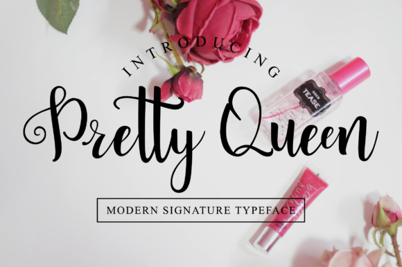 Pretty Queen: A Trendy Script Font for Campaigns