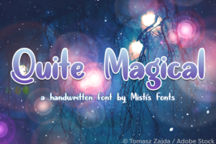 Quite Magical: A Whimsical Script Font for Makers