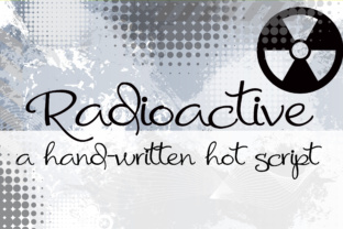 Radioactive: A Handwritten Script Font for Editorial Design