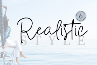 Realistic Font: A Playful Typeface for Business Branding