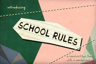 School Rules: A Handwritten Font Review for Brand Identity
