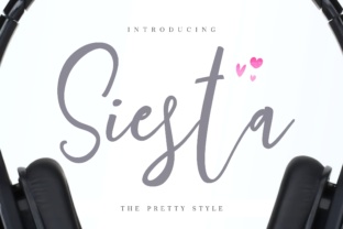 Siesta: A Modern Script Font for Your Brand