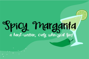 Spicy Margarita: A Whimsical Handwritten Font for Editors