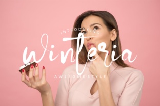 Winteria: A Modern Script Typeface for Elegant Branding